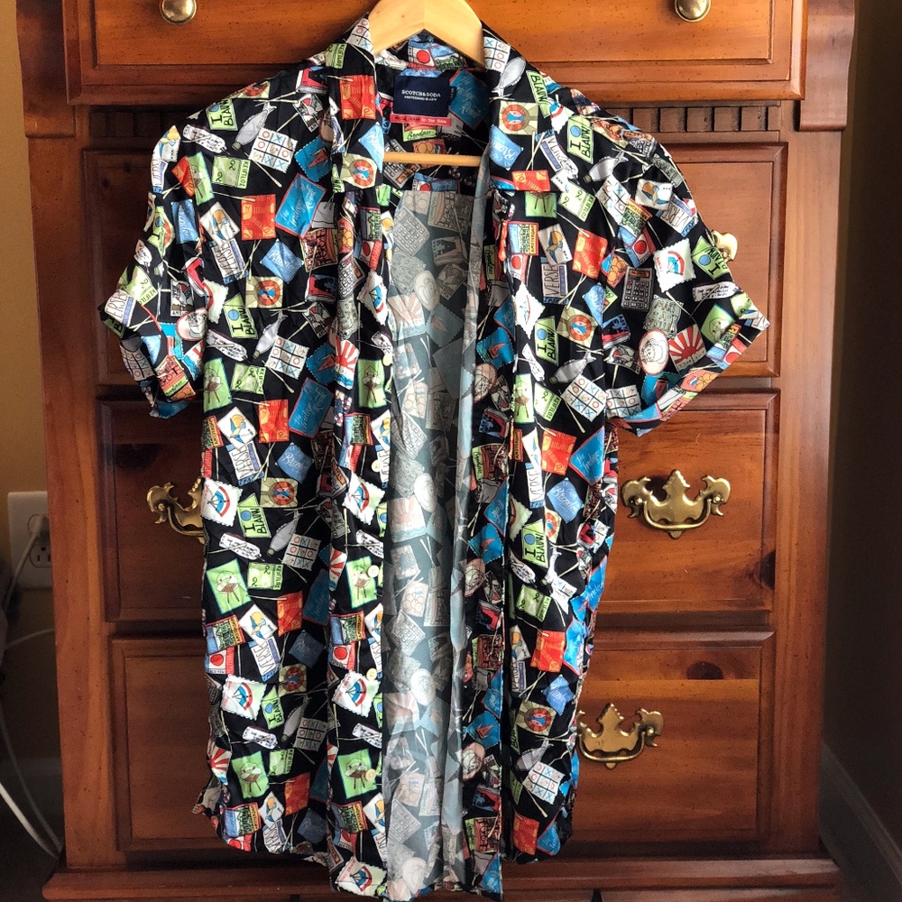 Scotch and Soda Print Button down